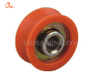 Πορτοκαλί Nylon Pulley V Groove Hardware Bearing