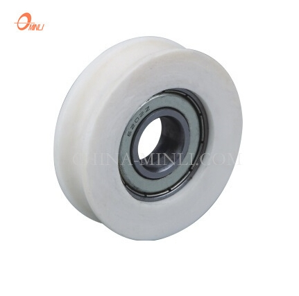 Hot Sale U Groove Nylon Wheels Τροχαλία κυλίνδρου συρόμενης πόρτας παραθύρου (ML-AU007)