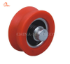 Λευκό V Groove Factory Nylon Pulley Wheel Sliding Window Door Roller (ML-AV048)