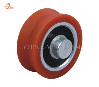 Λευκό V Groove Factory Nylon Pulley Wheel Sliding Window Door Roller (ML-AV048)